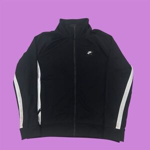 COPY - Vintage Nike Air Track Jacket Mens Medium Black Full Zip Big Spell Out